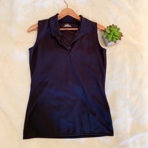 Under Armour sleeveless collared shirt